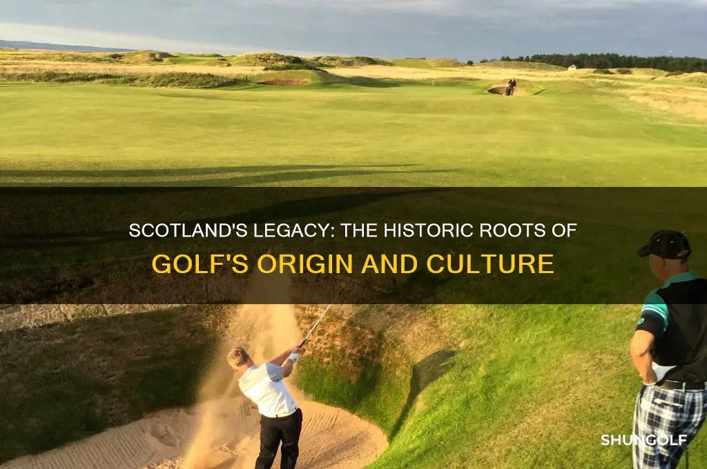 why is golf associated with scotland