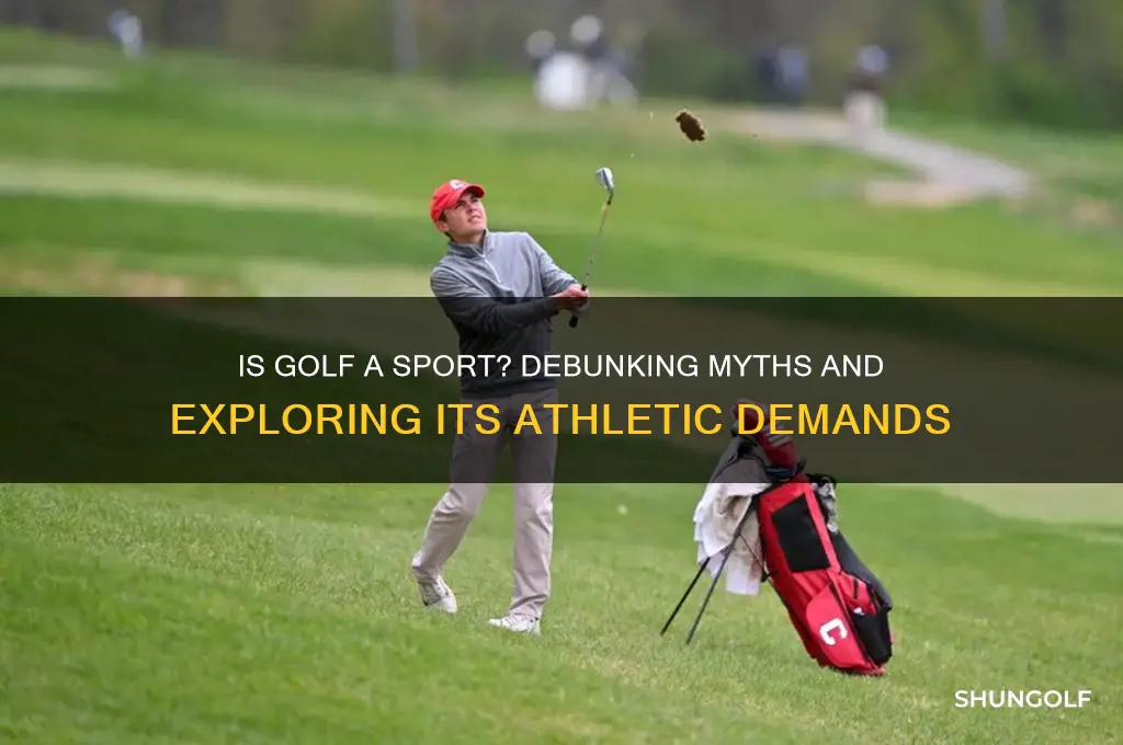 why is golf called a sport