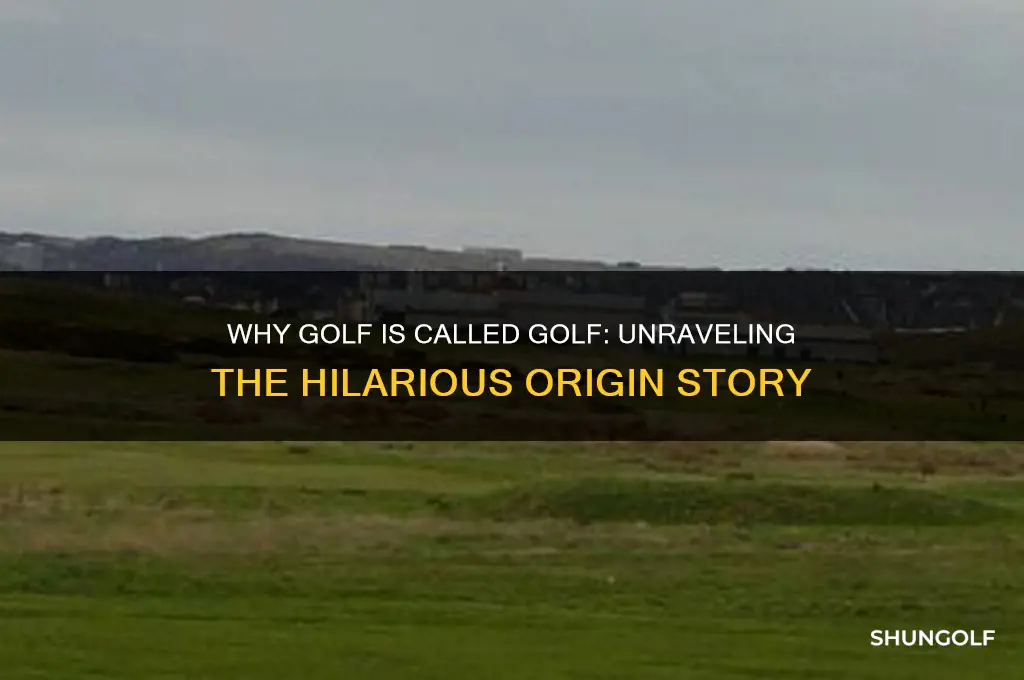 why is golf called golf joke