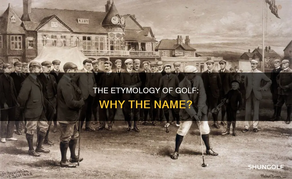 why is golf called golf