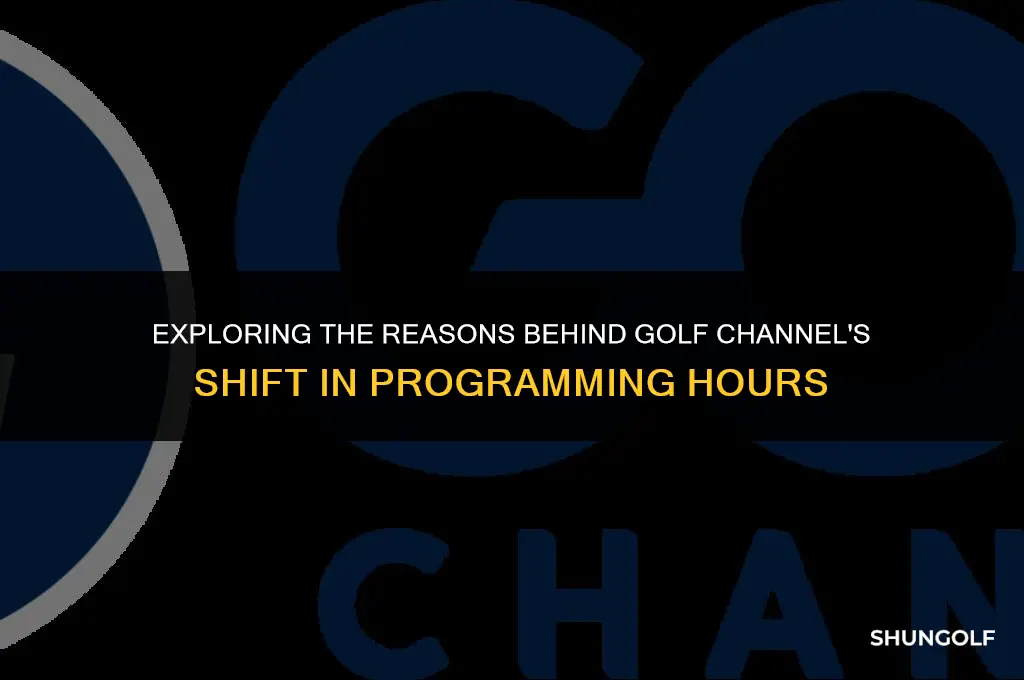 why is golf channel moving