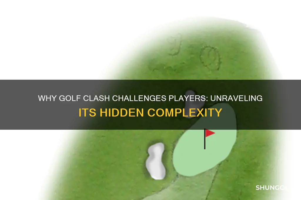 why is golf clash so hard