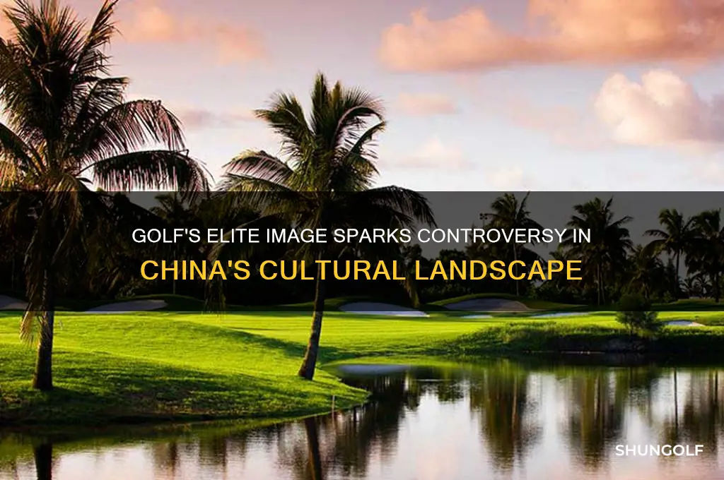 why is golf controversial in china