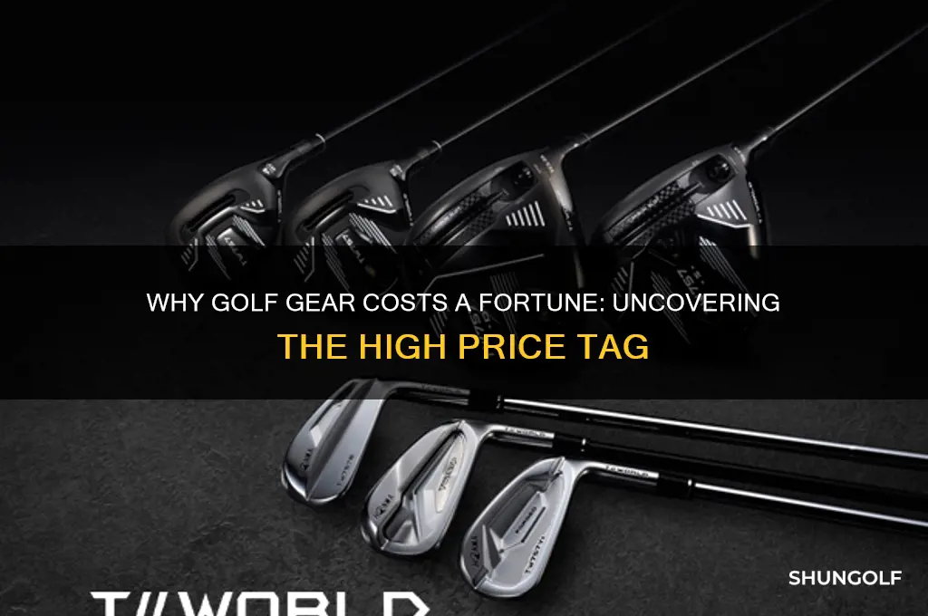 why is golf equipment so expensive