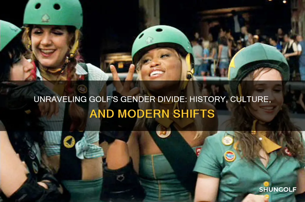 why is golf gendered