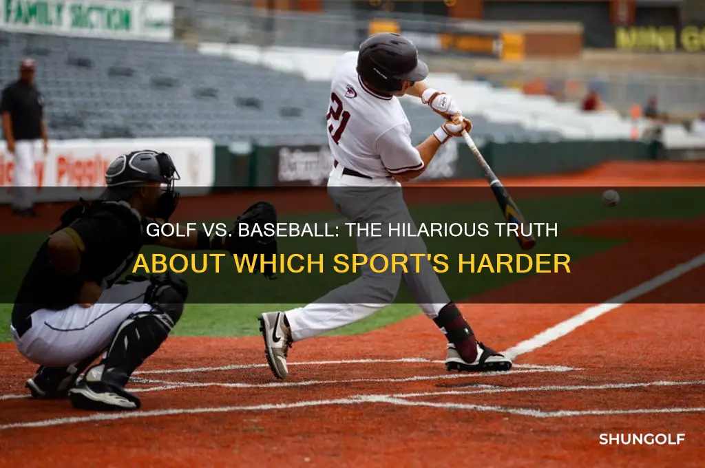 why is golf harder than baseball joke
