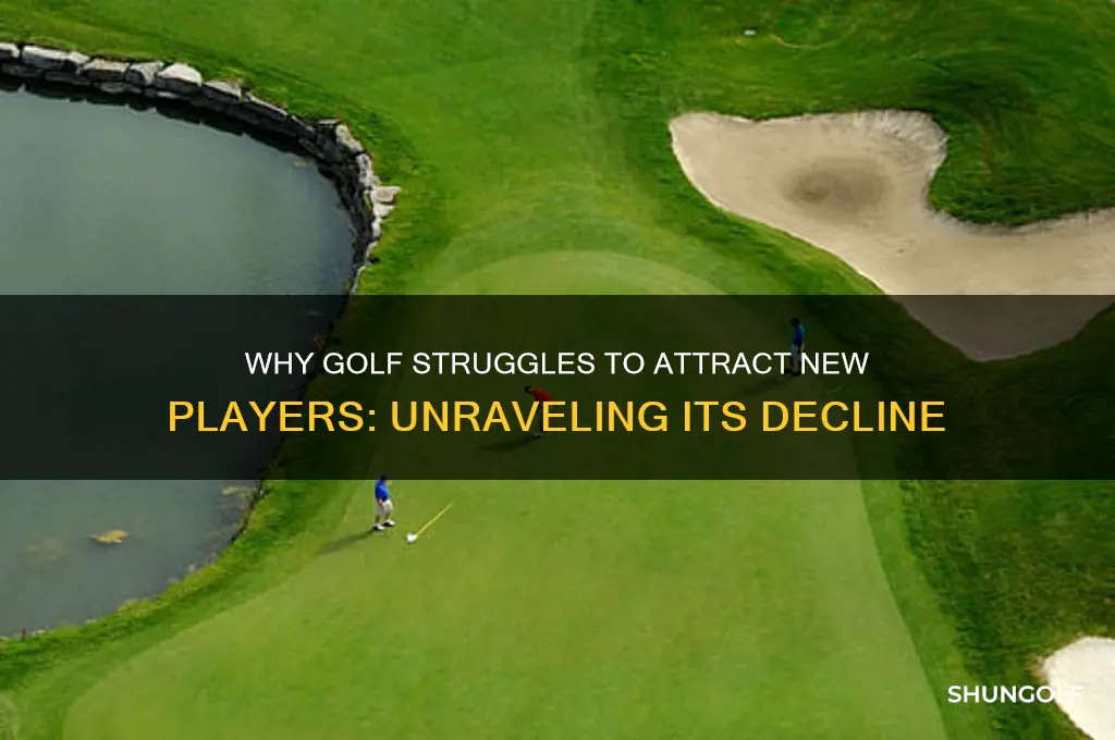 why is golf less popular
