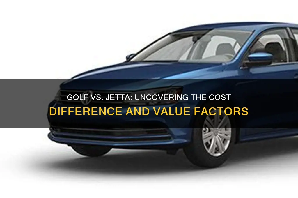why is golf more expensive than jetta