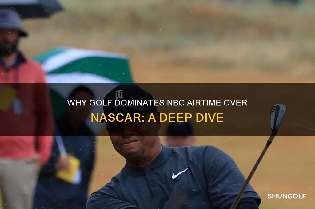 why is golf on nbc instead of nascar
