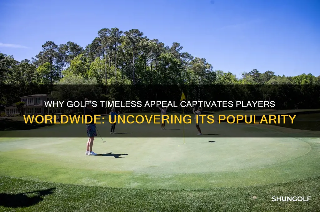why is golf poplaur