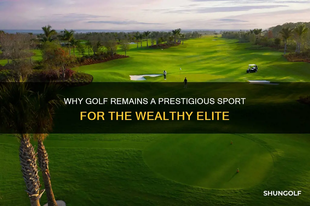 why is golf popular among the rich