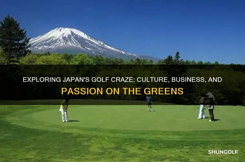 why is golf popular in japan