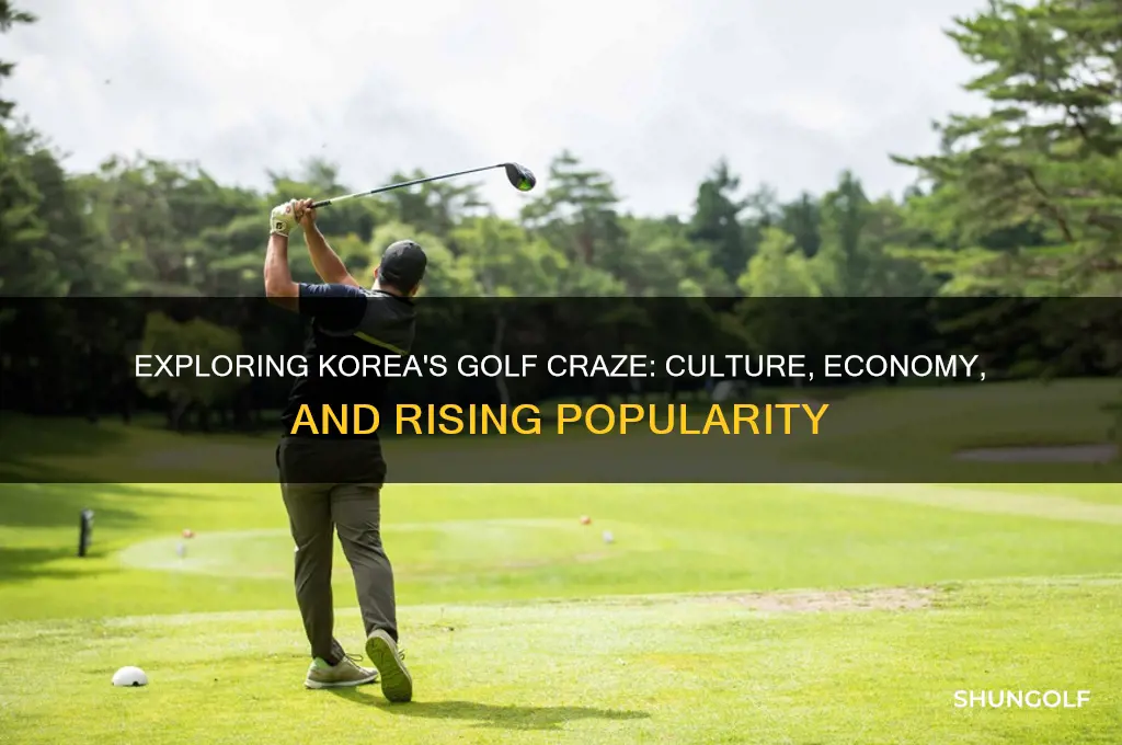 why is golf popular in korea