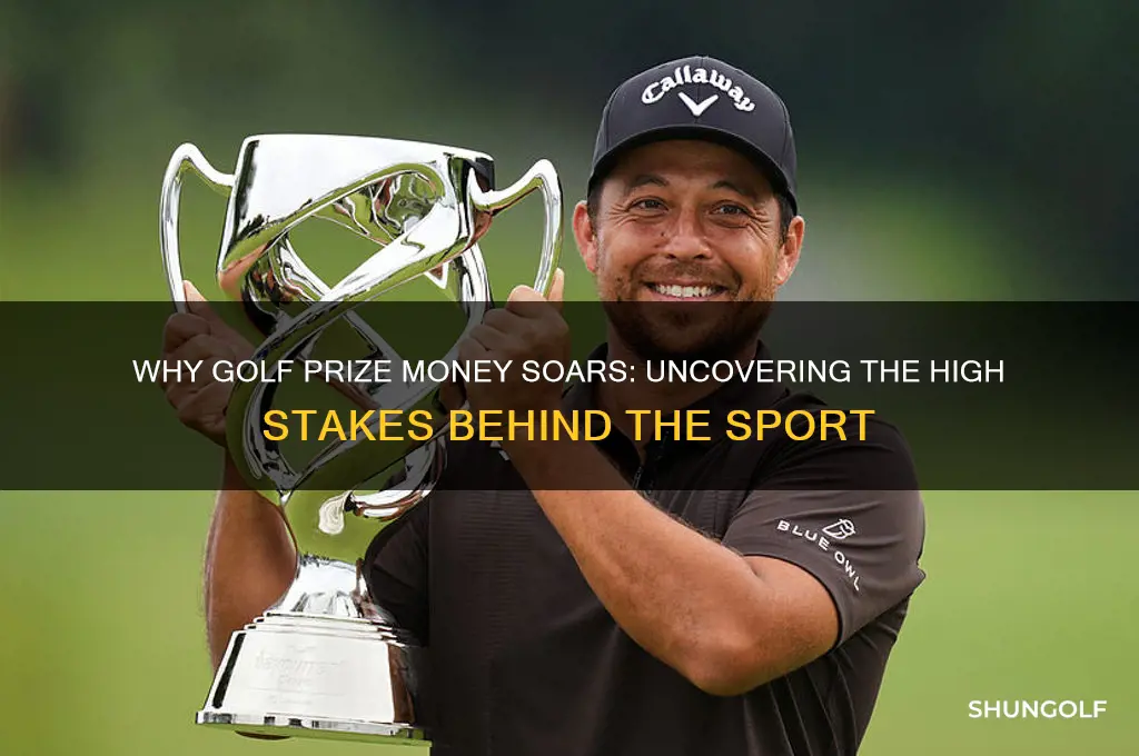 why is golf prize money so high