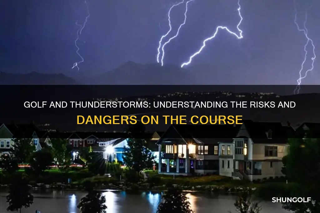 why is golf so bad in thunderstorms
