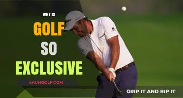Why Golf's Elite Culture Keeps It Exclusive and Unattainable
