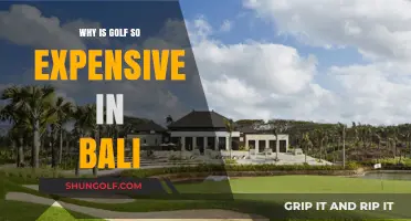 Exploring the High Costs of Playing Golf in Bali