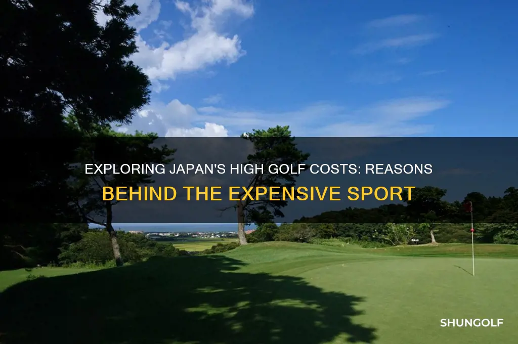 why is golf so expensive in japan