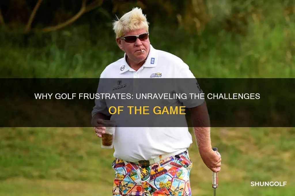 why is golf so frustrating