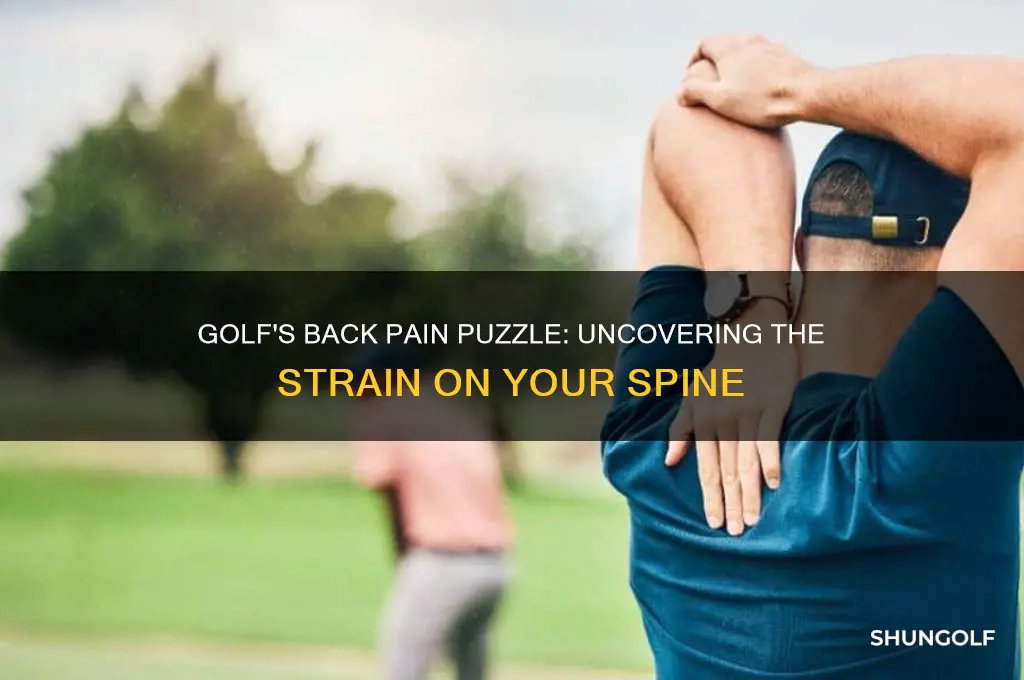why is golf so hard on your back