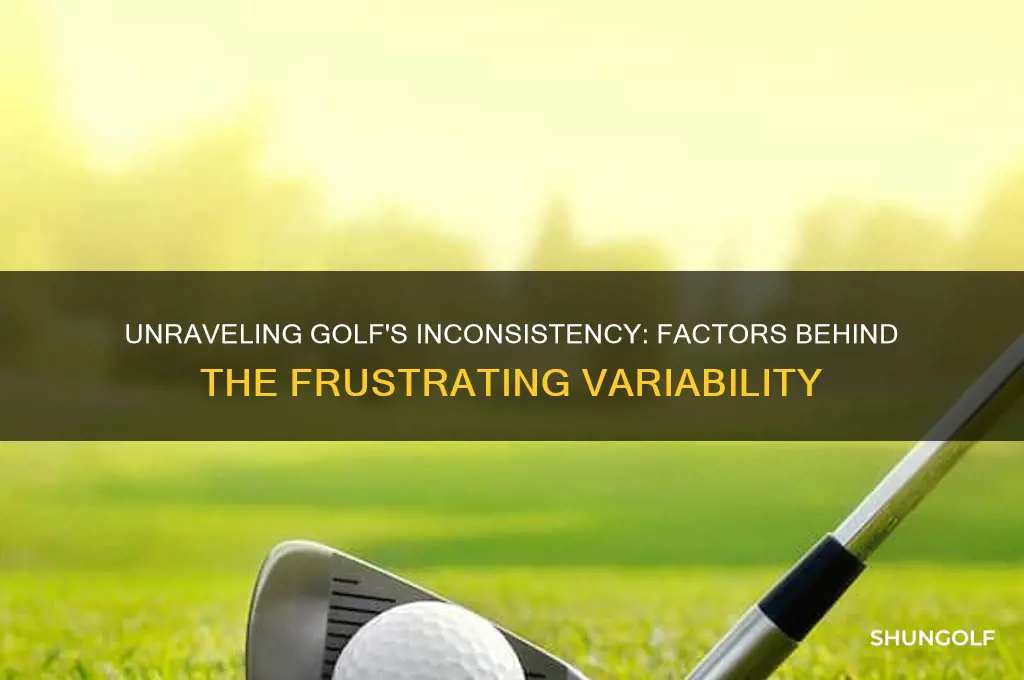 why is golf so inconsistent