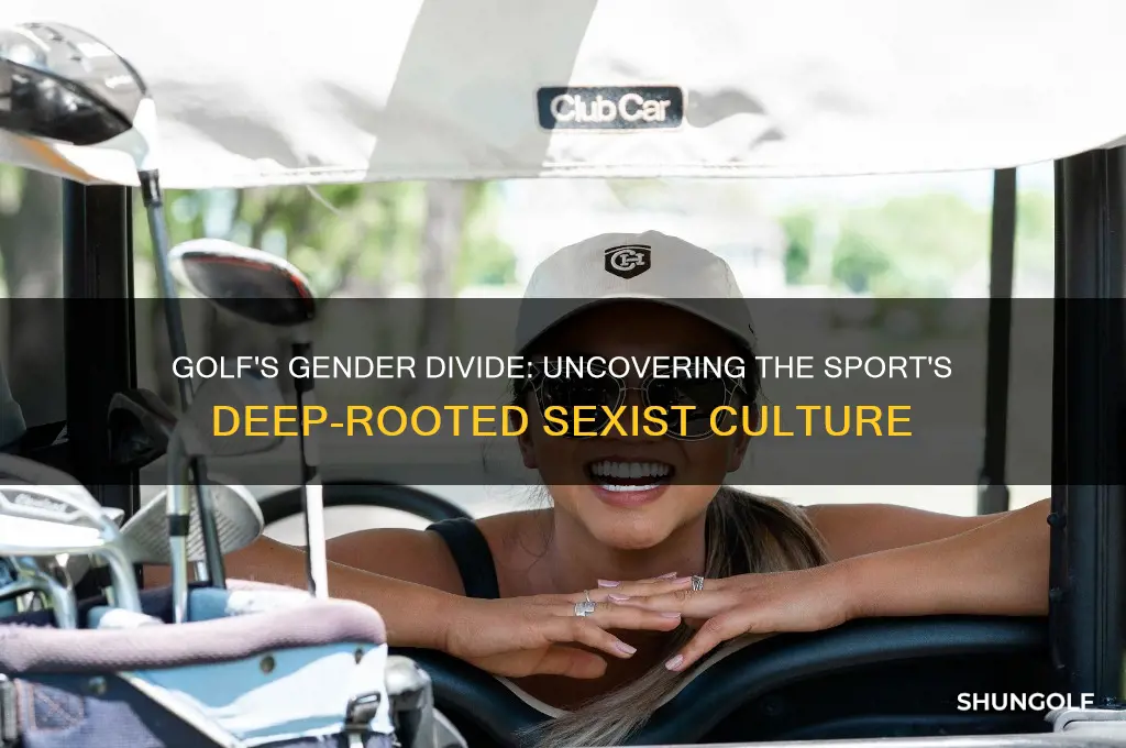 why is golf the most sexist sport