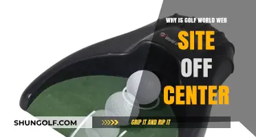 Why Golf World's Website Appears Off-Center: Design or Oversight?
