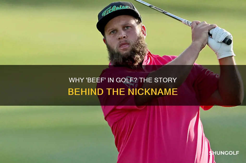 why is golfer beef called beef
