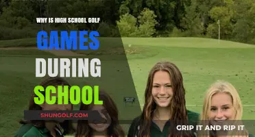 Why High School Golf Games Are Played During School Hours