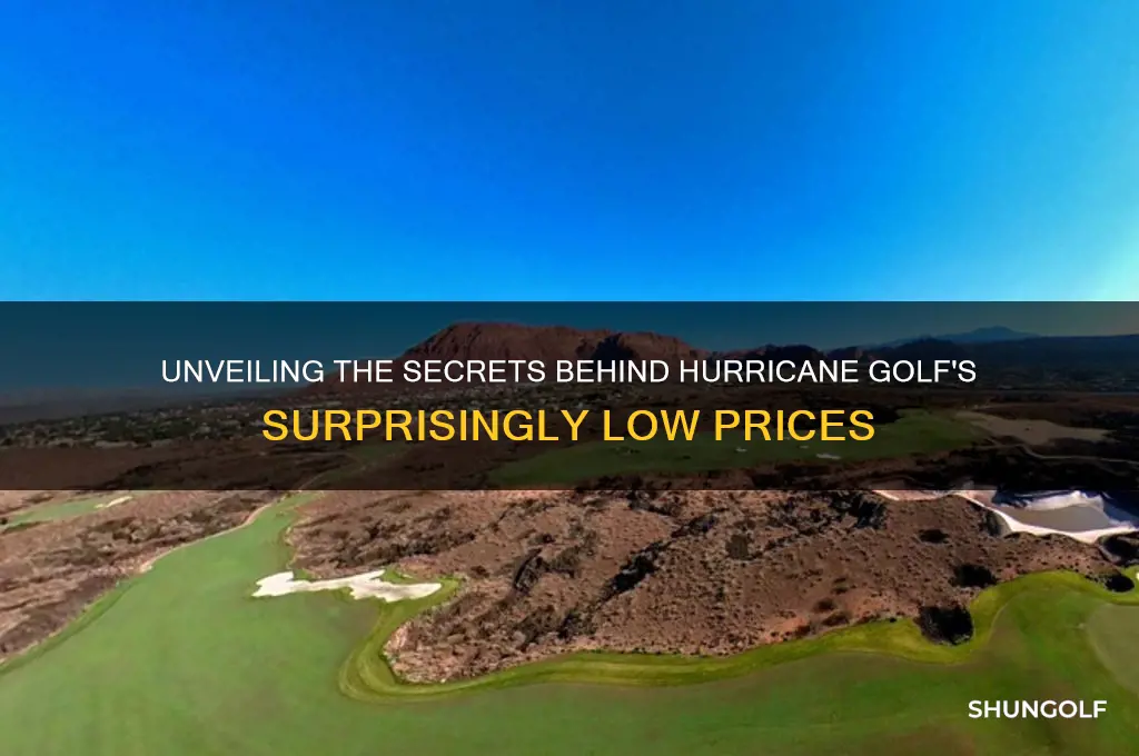 why is hurricane golf so cheap
