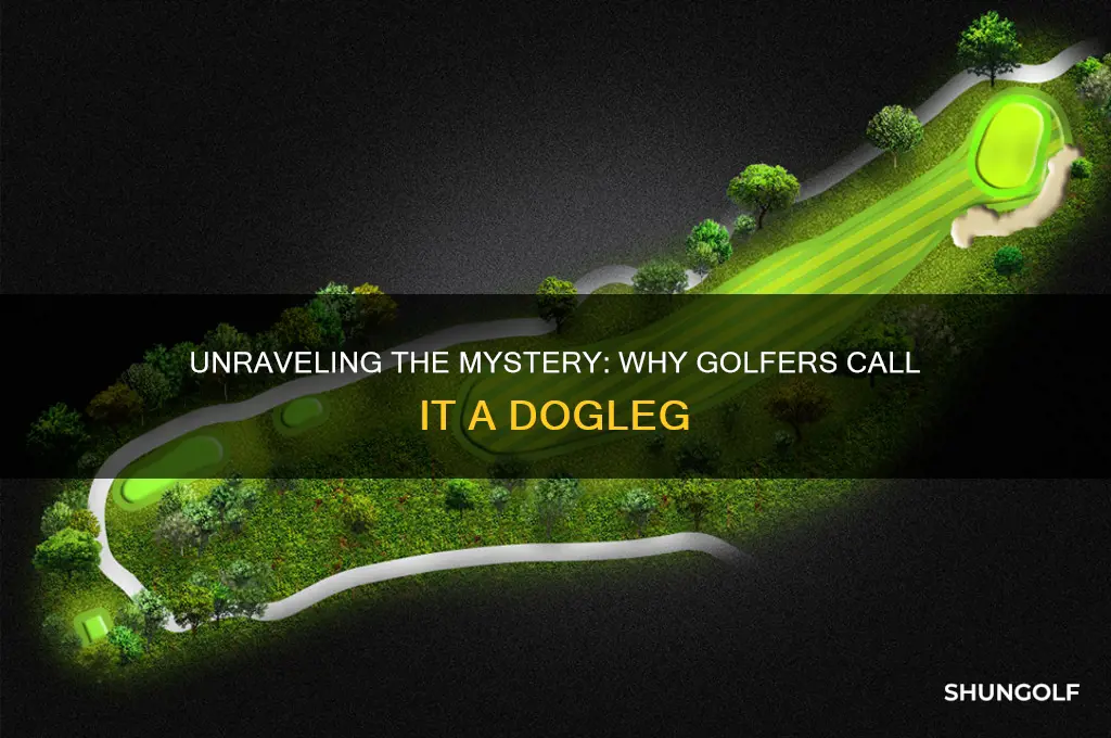why is it called a dogleg in golf
