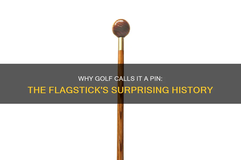 why is it called a pin in golf
