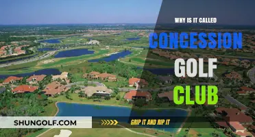 Unveiling the Unique Name: The Story Behind Concession Golf Club