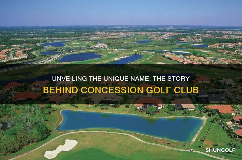 why is it called concession golf club