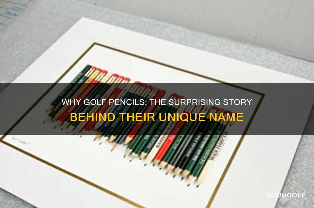why is it called golf pencil