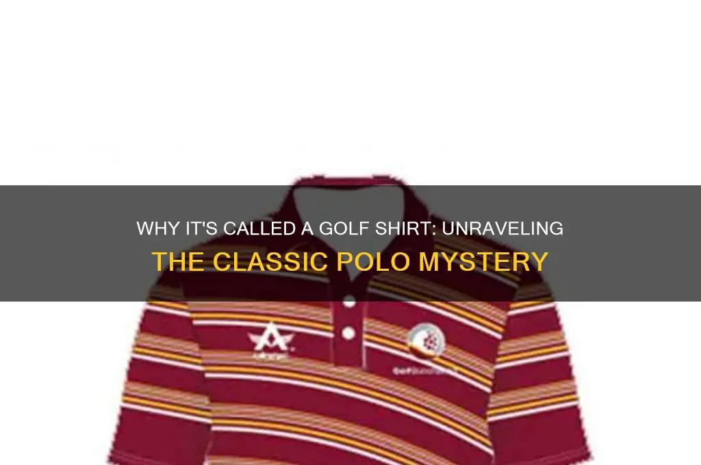 why is it called golf shirt