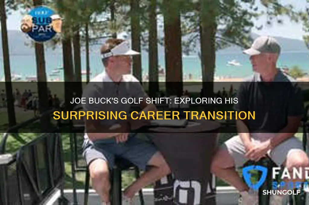 why is joe buck doing golf