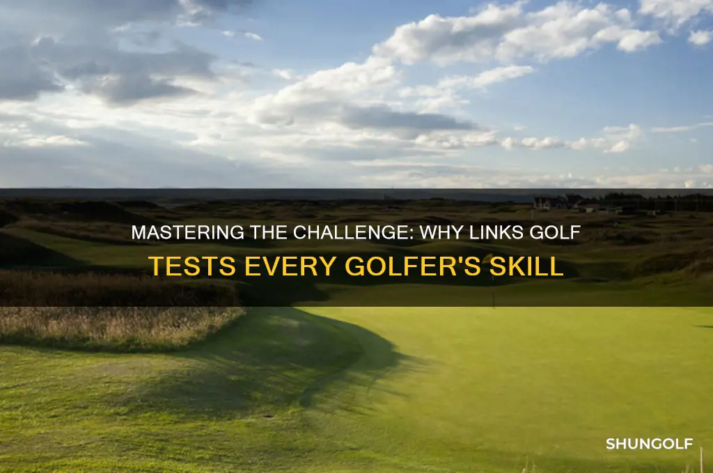 why is links golf hard