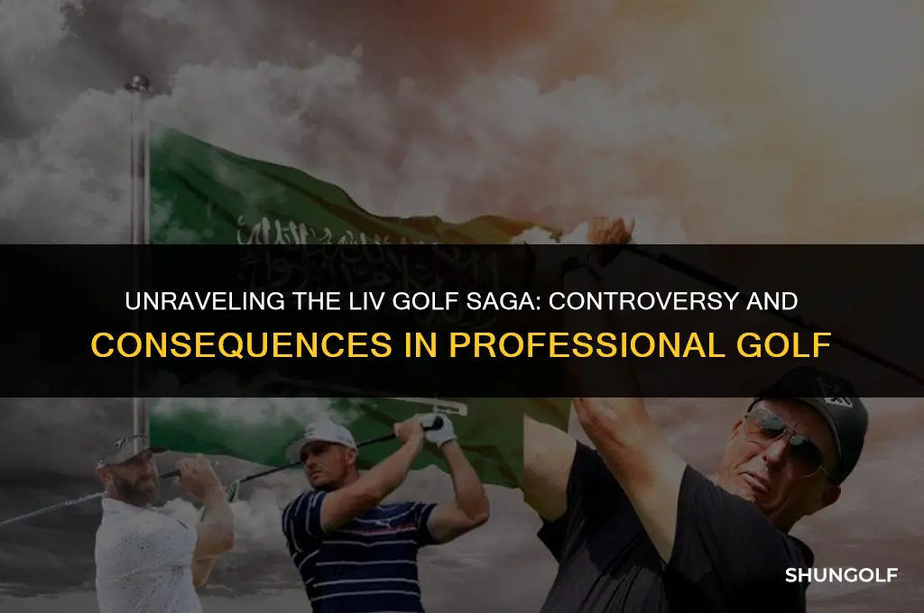 why is liv golf controversial