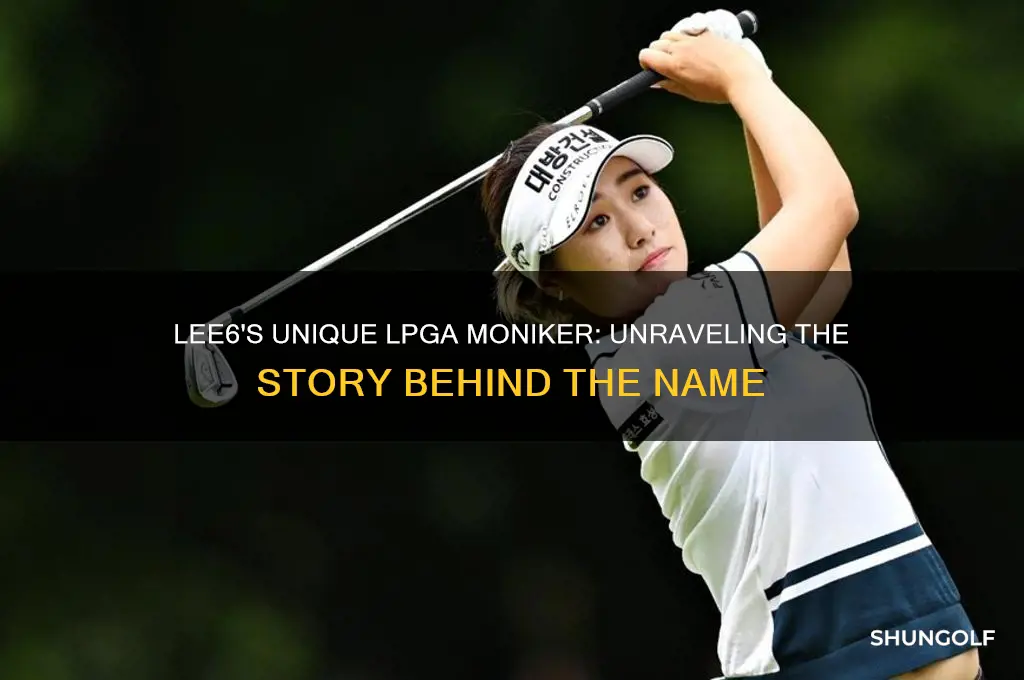 why is lpga golfer named lee6