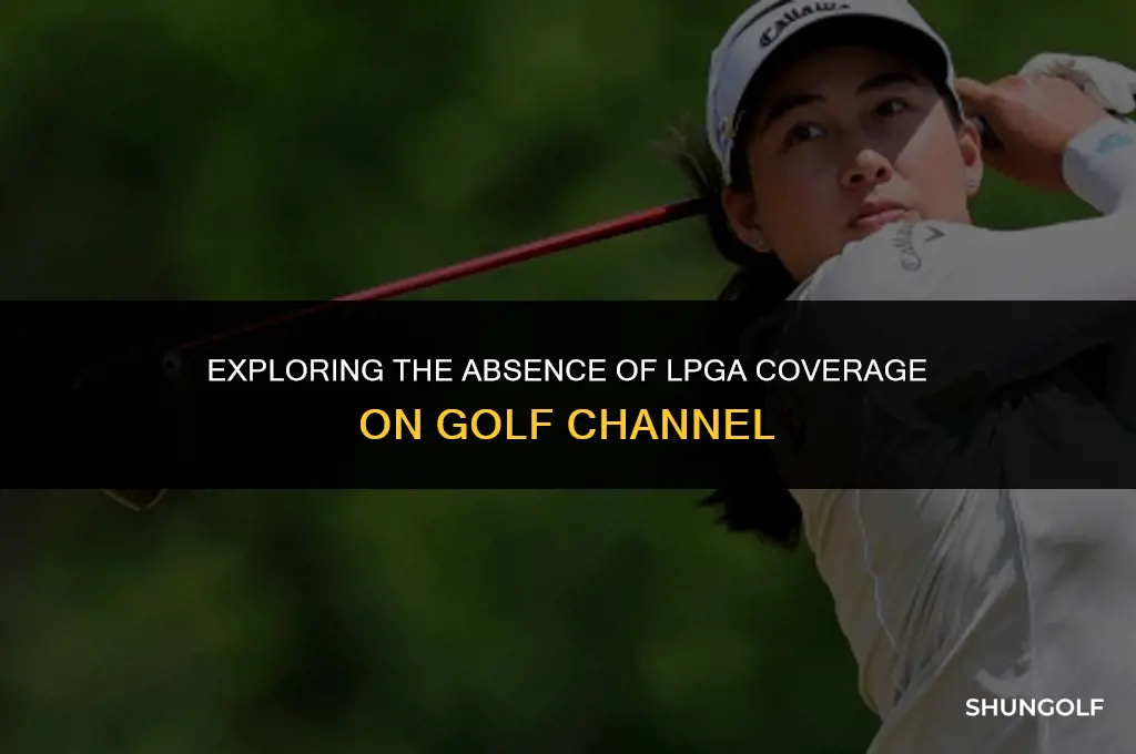 why is lpga not on golf channel