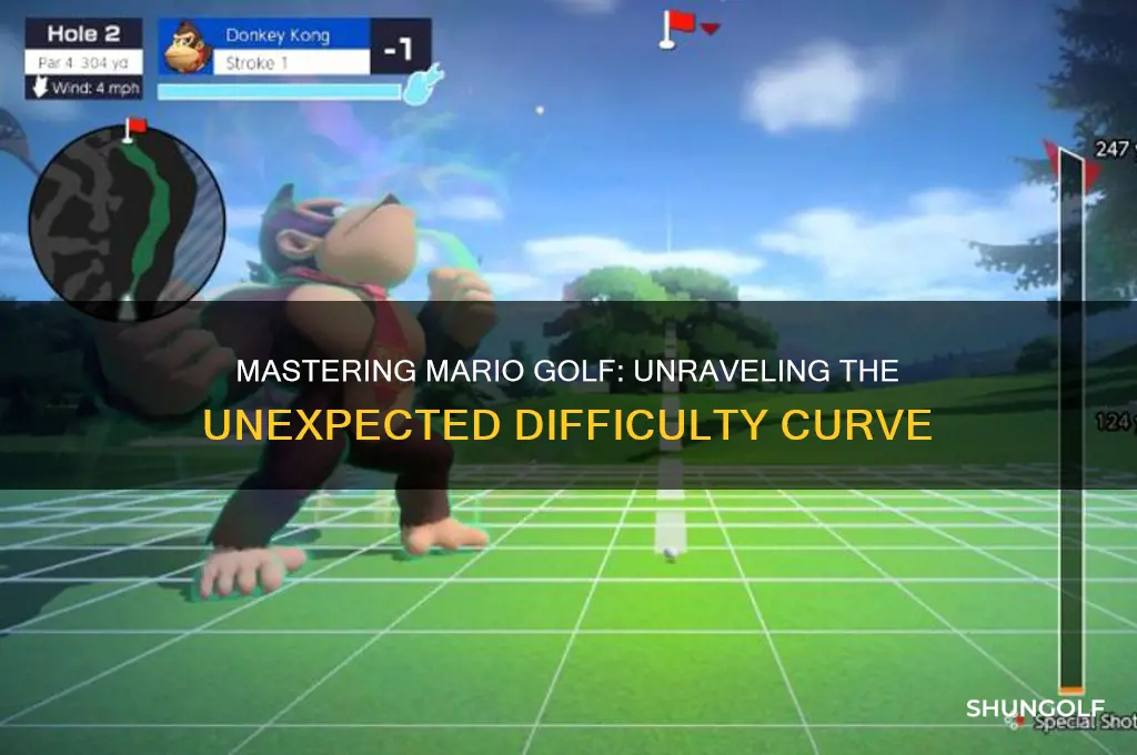 why is mario golf so hard