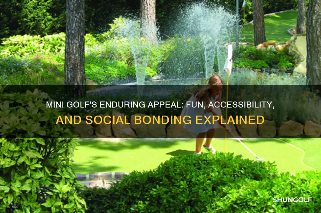 why is mini golf popular