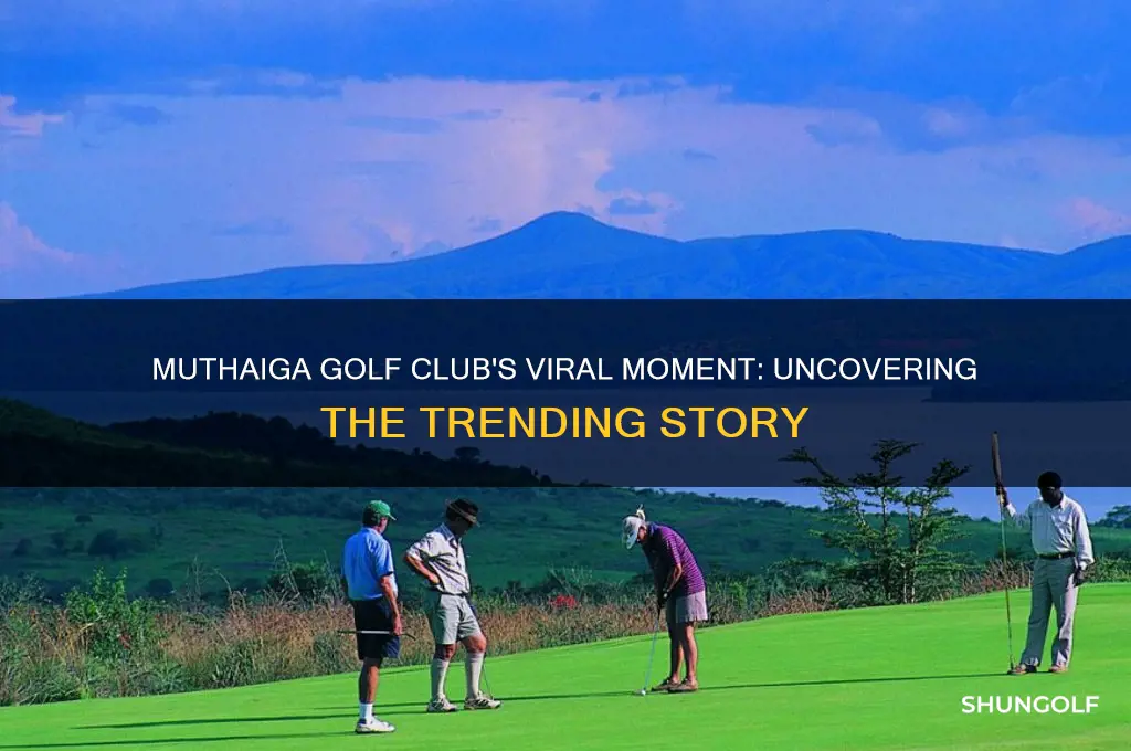why is muthaiga golf club trending