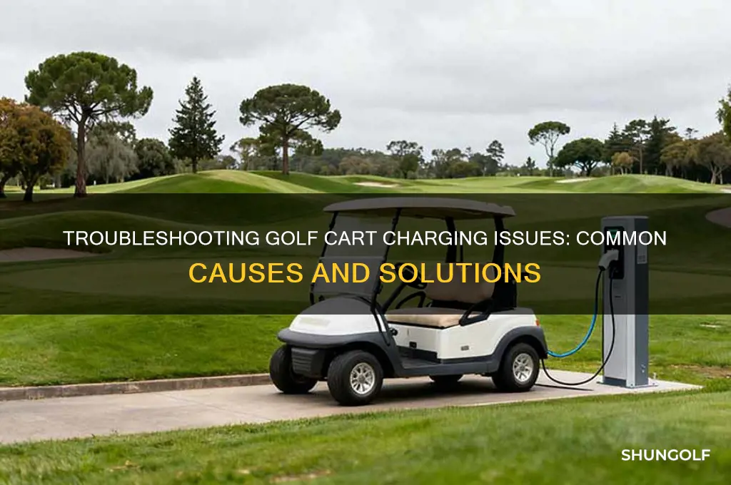 why is my golf cart not charging