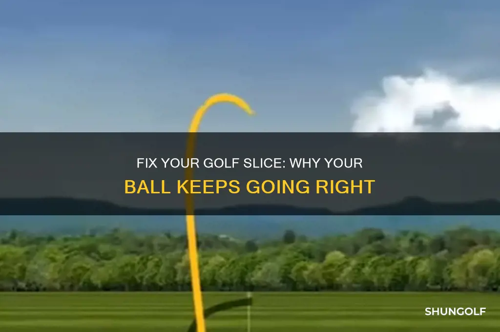 why is my golf hit going right