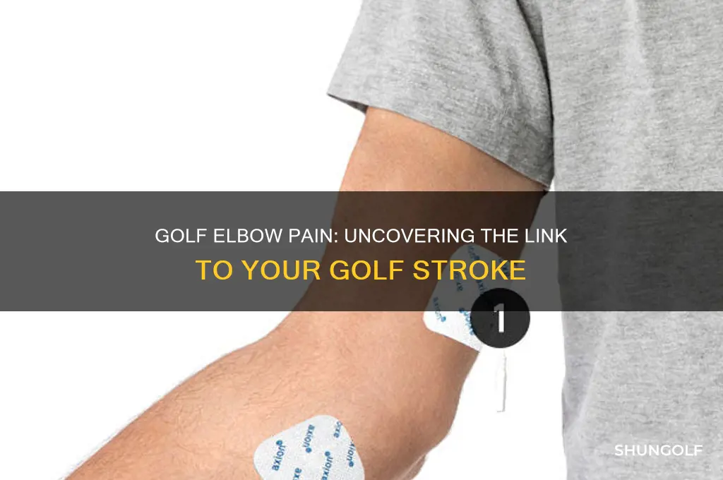 why is my golf stroke causing golf elbow