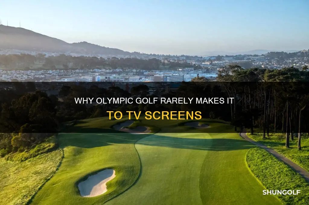 why is olympic golf not on tv