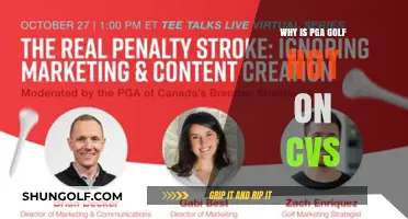 Why PGA Golf Isn't Broadcast on CVS: Exploring the Reasons
