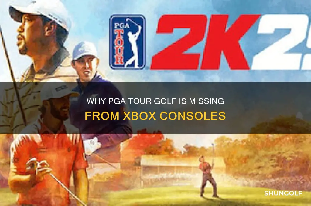 why is pga tour golf not on xbox